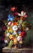 unknow artist Floral, beautiful classical still life of flowers.02 USA oil painting reproduction